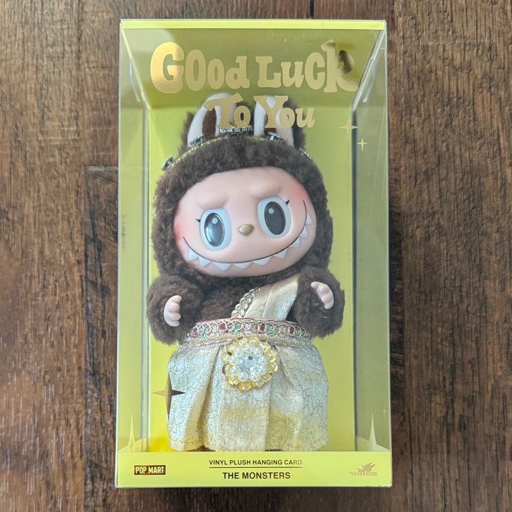 Good Luck To You Vinyl Plush Hanging Card